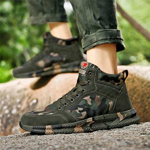 High-top Sports Canvas Camouflage Shoes Suitable for Outdoor Mountaineering and Hiking Training4