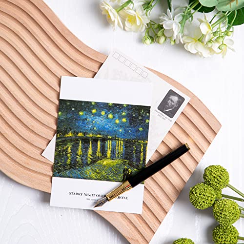 EDENMS Van Gogh Art Postcards, Famous Painting Abstract Art Post Cards Bulk Pack(30 Pack), Retro Aesthetic Art Posters Collage Kit, Postcards for School Students Teacher Thank You Note Cards - Thumbnail 7
