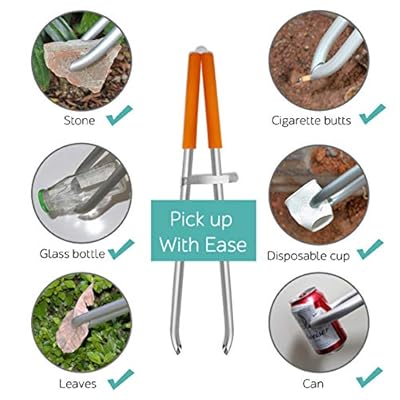 Egoola Long Trash & Garbage Picker Grabber Tool,Lightweight India... Egoola Long Trash & Garbage Picker Grabber Tool,Lightweight India...
