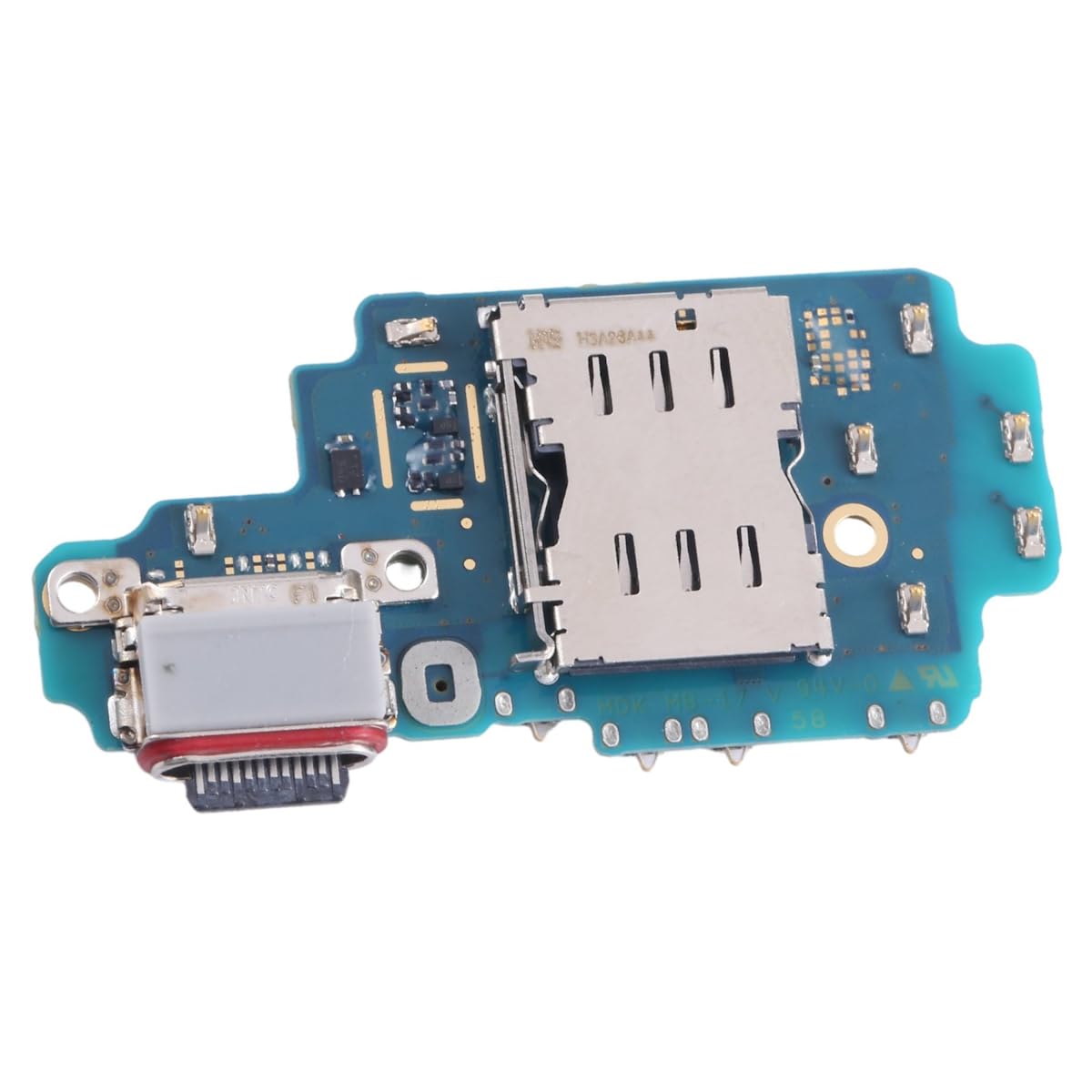 Connettore di ricarica USB C, lettore di schede SIM, antenna e microfono di ricambio per Samsung Galaxy S24 Ultra SM-S928B (versione europea)