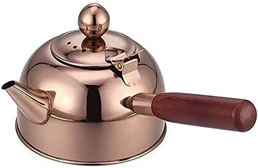 EIERFSKIOT stove top kettle Camping Kettle stainless steel kettle Whistling Kettle Teapot Kettle, Stainless Steel Stovetop for Induction Hobs Gas Ceramic Electric Kettle(Color:A)