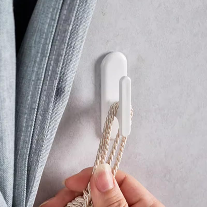 Amazon.co.jp: カーテン ふさかけ ロビン ホワイト タッセルホルダー