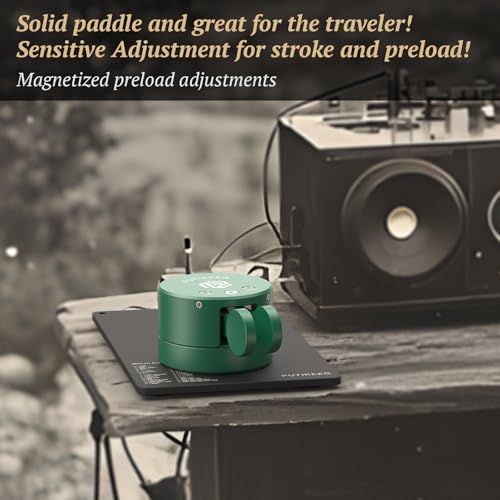 Putikeeg Mini-Morsecode-Taste – CW-Dual-Paddel mit magnetischer Basis, magnetische Rücklaufpaddel, Morse-Lambic-Schlüssel für Amateur-Schinkenradio (grün)