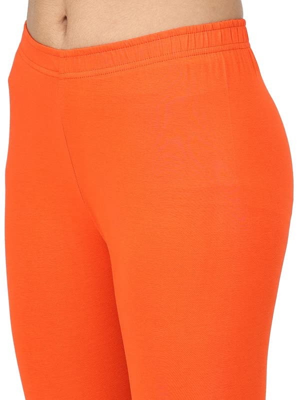 Image of Robinbosky Premium Stretchable Cotton Capri Legging for Women | Suitable for Formal wear & Casual wear | High-End Elastic Makes. The Leggings Squat Proof and Durable for Travel, Yoga, & Workout.