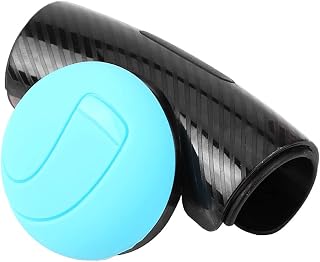 Universal Steering Wheel Knob Spinner Power Handle Ball Wheel Booster, Lessen Turning Radius for Safe and Convenient Driving, Suitable for Beginners and Female Drivers (Blue)
