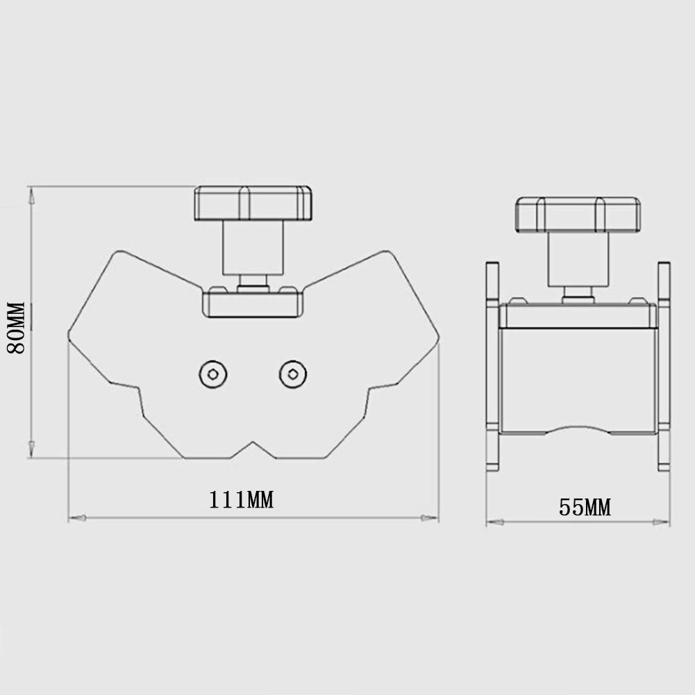 8 Pinces Magnétiques De Soudage Réglables – Support En V Pour Métal Rond/Plat – Acier, Pour DIY & Pro - 7