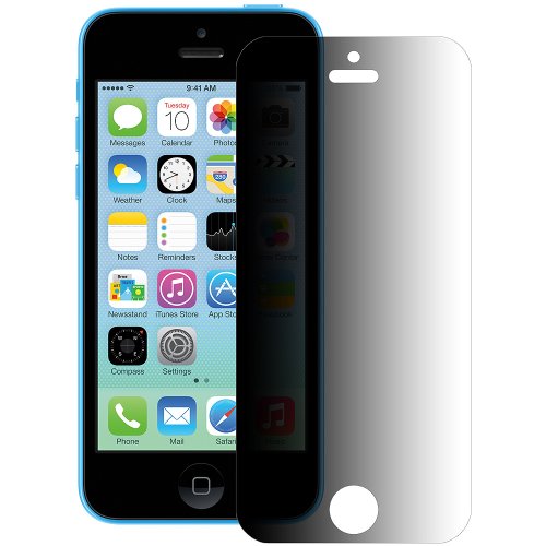 Amzer Kristal 4-Way Privacy Screen Guard Protector Shield For Apple Iphone 5C - Retail Packaging #TOP16