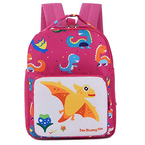 Preisvergleich Produktbild ODMKGE Schultasche Neue Kinderrucksack Kindergarten Niedlichen Cartoon Dinosaurier Gedruckt Schultasche Mädchen Jungen Kinder Anti-Lost-Tasche Kindergarten Tasche