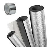 Installation rapide à faire soi-même – Les tubes fendus auto-adhésifs s'enroulent facilement autour des tuyaux existants; aucun outil n'est requis