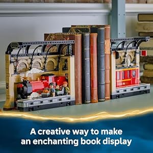LEGO Harry Potter Book Nook: Hogwarts Express Building Set - Bedroom Shelf Decor for Boys, Girls, & Fans, Ages 10+ - Collectible Harry & Ron Minifigures - Birthday Gift Idea - 76450 — photo 4 of 6