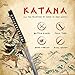 HMS Japanese Samurai Katana Sword, Musashi Tsuba, Hand Forged, 1045 Carbon Steel, Clay Tempered, Damascus, Full Tang, Sharp