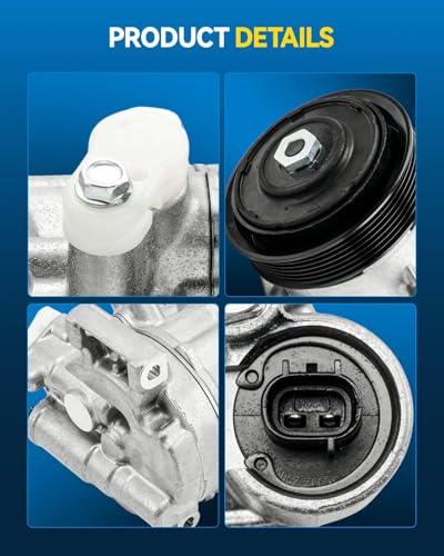 Image of PHILTOP 198339 Air Conditioner AC Compressor with Clutch for Toyota Corolla 2014-2018, Corolla 2019-2022 1.8L, Corolla 2021 2.0L, Corolla iM 2017-2018, iM 2016, Air Conditioning Compressor