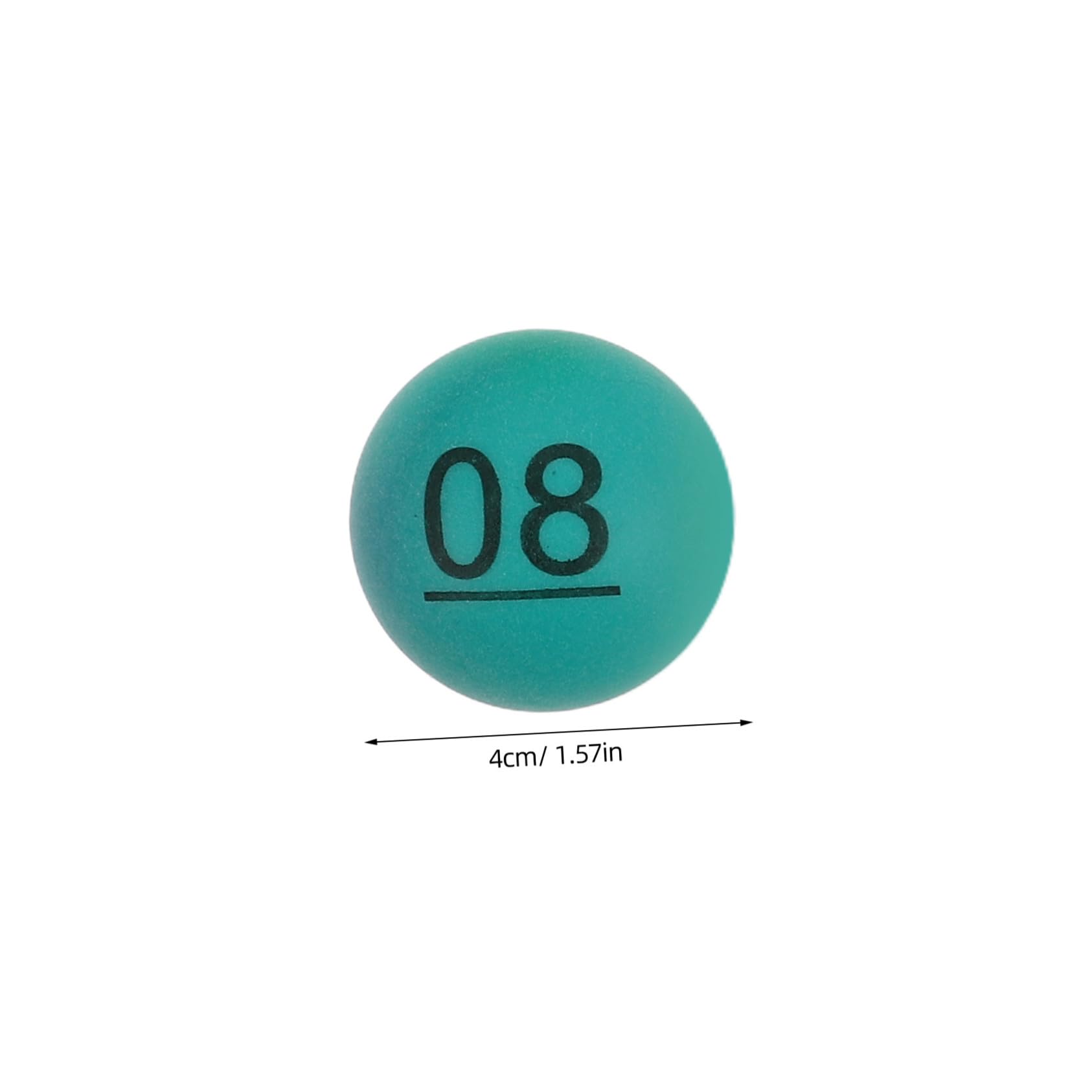 Mipcase Bolas de Bingo Numeradas Diseño de Calidad y Uso Versátil 100 de Plástico PP para Fiestas en Bar Accesorios Ideales para Rifas y Juegos de Lotería