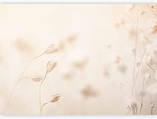 artgeist Wall Mural Plant 173x124 in - Peel and Stick Self-Adhesive Wallpaper Removable Large Sticker Foil Wall Decor Print Design Mural Meadow Nature Abstract Like Painted b-C-10325-a-a