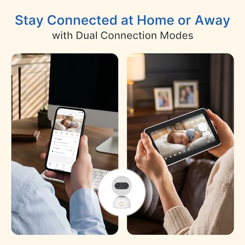 Image of Simsky Smart Baby Camera, 2 x 4MP Camera, 6X Optical Quality Zoom, AI Tracking, Intelligence Detection, Pan-Tilt-Zoom