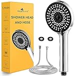 Magichome Shower Head and Hose 2M, High Pressure Shower Head with 5 Modes, Universal Handheld Showerhead for Low Water Pressure