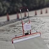 NATICRISI Power Concrete Screed Vibratory Kit,Power Screed Concrete Finishing Vibra Tool,Electric Screed Cement Finishing Vibrating Machine Adjustable Width 1.49-59inch