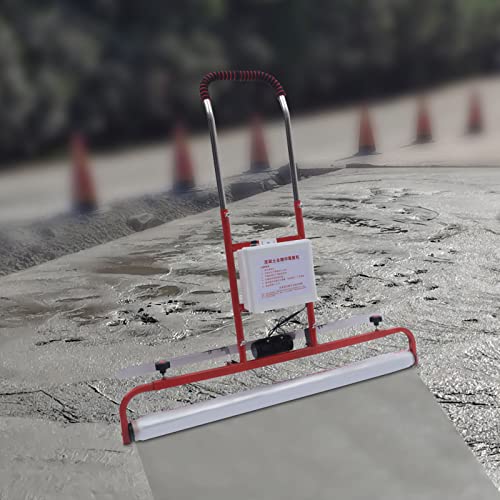 NATICRISI Power Concrete Screed Vibratory Kit,Power Screed Concrete Finishing Vibra Tool,Electric Screed Cement Finishing Vibrating Machine Adjustable Width 1.49-59inch