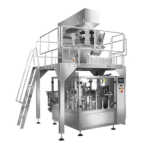 Automatic Premade Rotary Nitrogen Flush Egg Roll Zipper Bag Pack