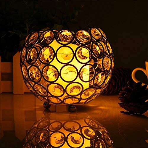 Homemory Flameless Votive Candles With Remote Timer, 6Pack 400+Hours Battery Operated Led Votive Candles, 2In Flickering Electric Fake Candle For Dinners Wedding Home Decor (Batteries Included) #TOP1