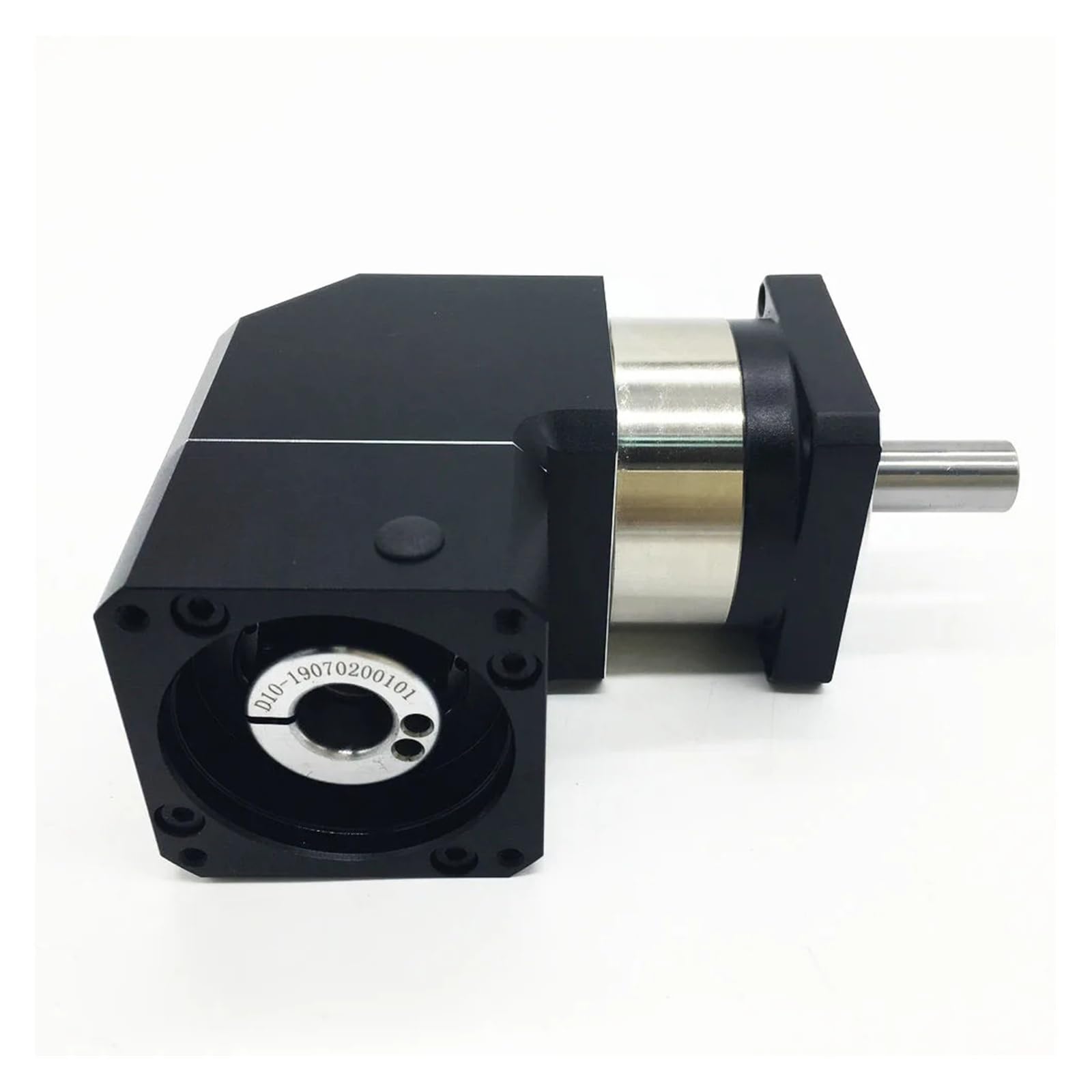 Riduttore epicicloidale ad angolo retto di 90 gradi alta precisione da 10 arcmin, ingresso 24 mm, riduttore 3~100:1, servomotore 110 a 130, 1~3 kW(Ratio 7,24mm input)