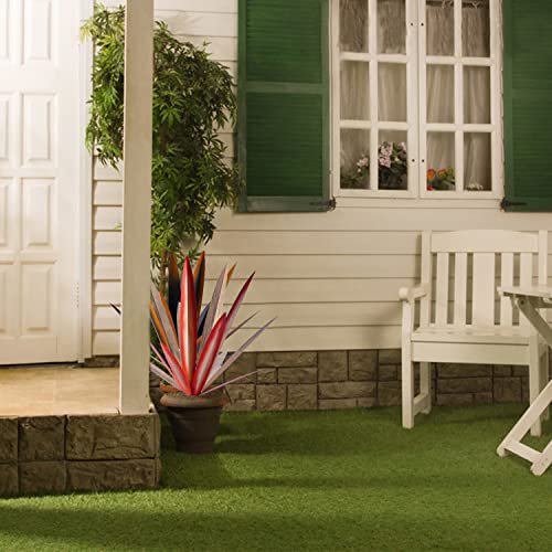 Tequila Rustic The Latest In 2022 Sculpture Metal Agave Plant Home Decor Rustic Hand Painted Metal Agave Garden Ornaments Outdoor Decor Figurines Home Yard Decorations Lawn Ornaments (2Pcs Red) #TOP4