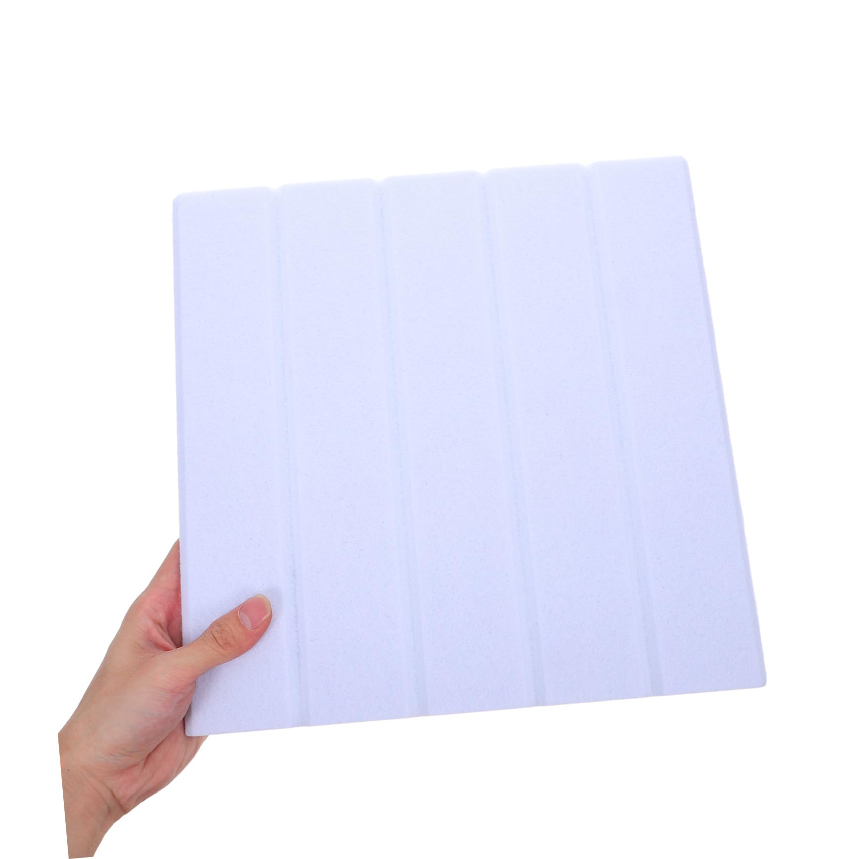 NOLITOY 12 Piezas Paneles Acústicos Autoadhesivos para Pared Techo Puertas Aislamiento Vertical de Fibra de Poliéster para Oficinas Hogar