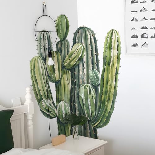 Vinilos decorativos de cactus grandes para pared miniatura 6