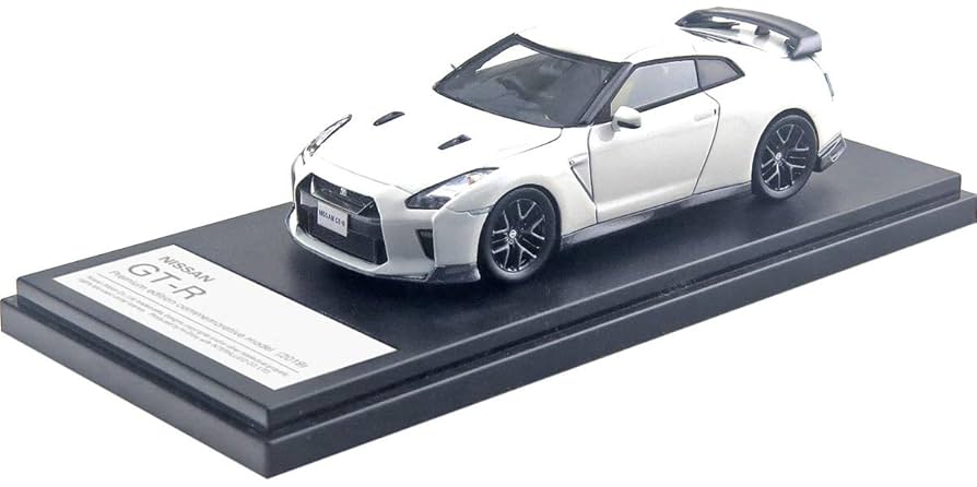 Hi Story 1/43 ニッサン GT-R アンバサダー就任記念モデル (2019) ブリリアントホワイトパール 完成品 ハイ・ストーリー NISSAN GT-R アンバサダー就任記念モデル
