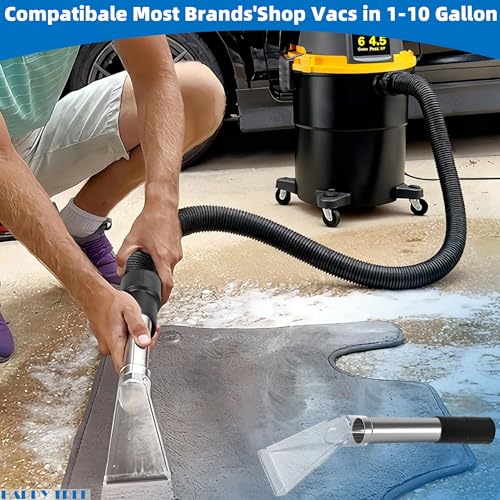 Image of Happy Tree Shop Vac Extractor Attachment,Turn Wet-Dry Vac into an Extractor, Detailing Wand Vacuum Cleaner