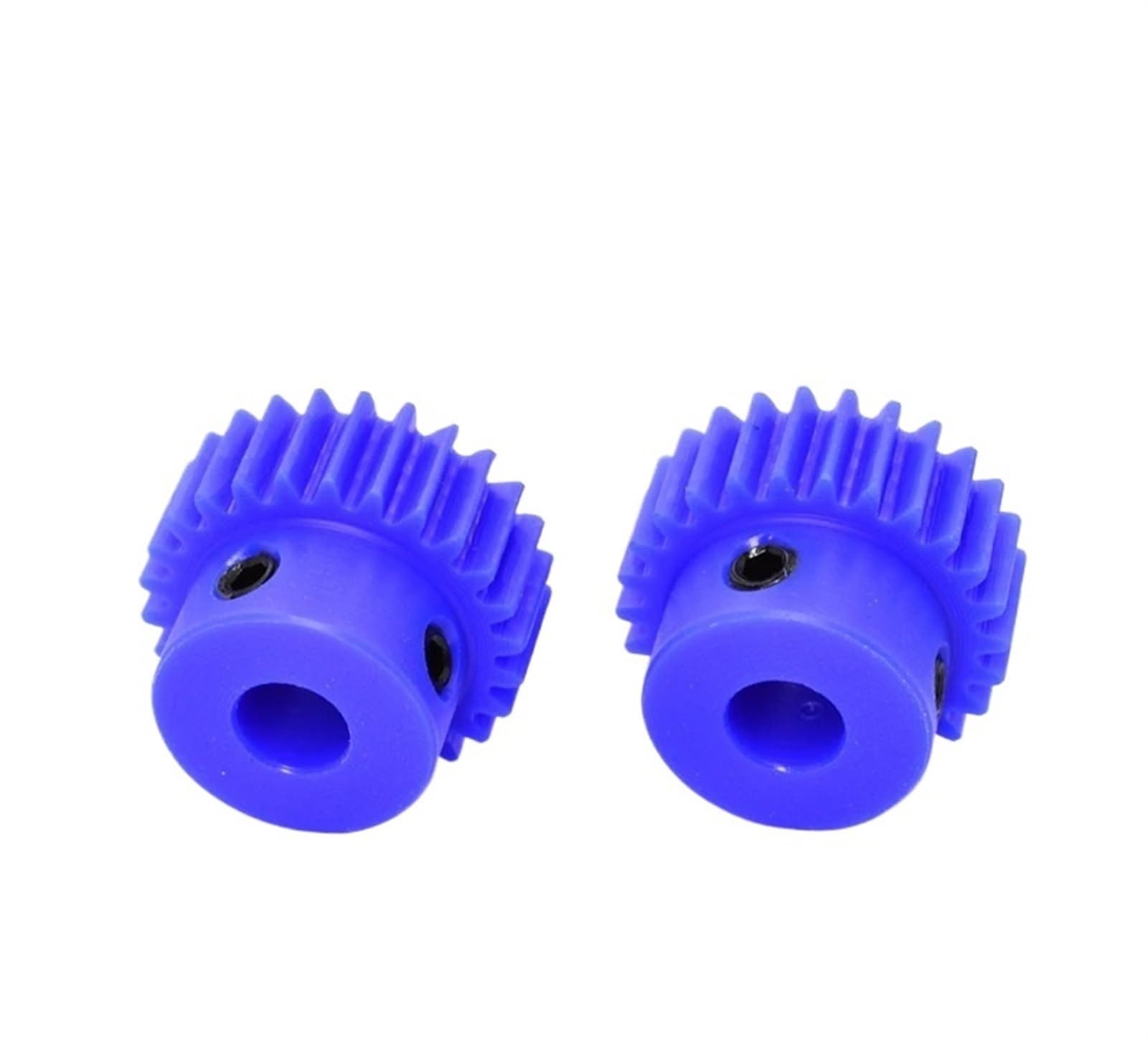 Bevel Gear Pinion Hardware Mechanical 1pcs 6mm Plastic Spur Gear Blue Nylon Gear Boss Gear Spur Gear 1module 15T~40T(20 Teeth)