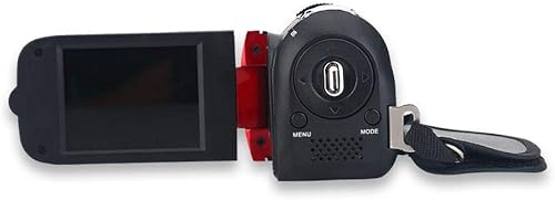 Miniatura 9 de Oumij Cámara DV Full HD 270  Rotación 1080P 16X Videocámara digital de alta definición (rojo)