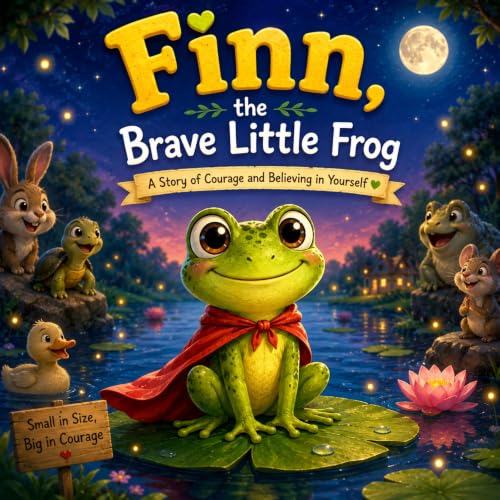EP 59 | Fin, the Brave Little Frog | English Story | Bedtime Story for Kids