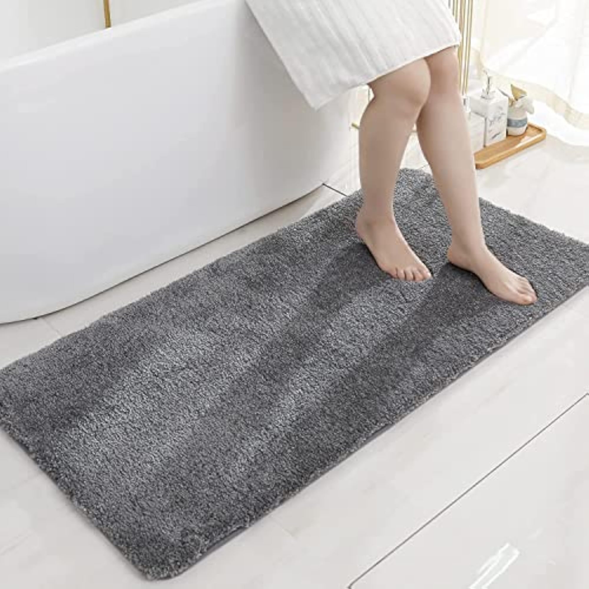 Modern Floor Carpets and Rug Runner 2X4 Grey