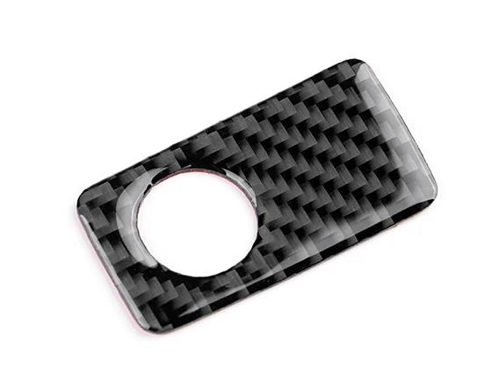 Ousduo For Lhd Black Carbon Real Soft Carbon Fiber Sticker For Kia For Stinger 2019 2020 2021 2022 2023 Lhd Rhd Car Co-Pilot Golve Box Interior Trim Interior Decal Trim(For Lhd Black Carbon)