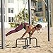 Rubberbanditz Parallette, Parallel Bars & Dip Station, Home Gym Essentials for L-Sit, Calisthenics, and Upper Body Workouts, Heavy Duty Ideal for Push Ups, Dips, Handstands & Gymnastics | Pack 1