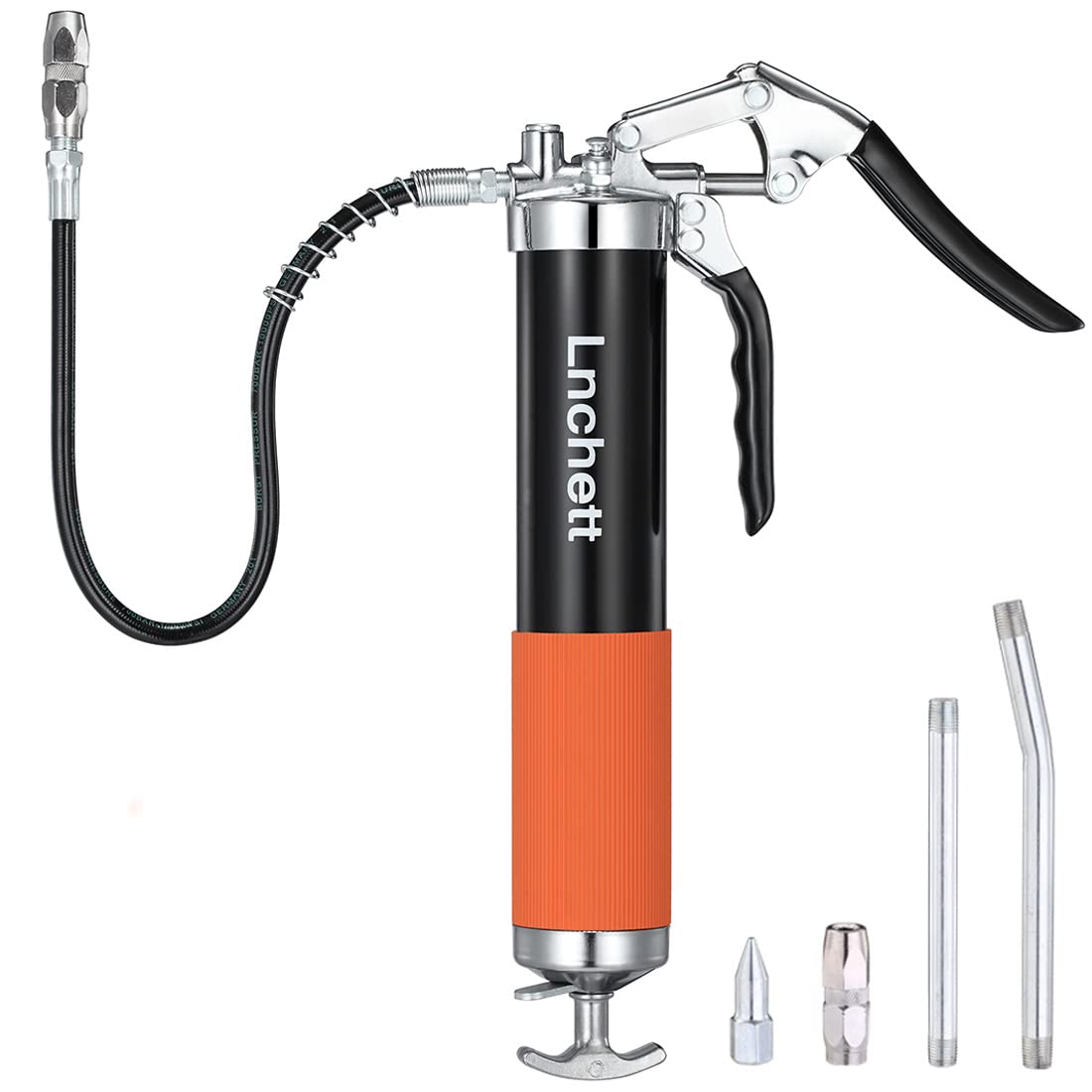 Buy Lnchett Grease Gun, 7000 PSI Professional Heavy Duty Pistol Grip