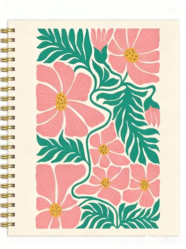 The Bible in a Year: A 52-Week Study Bible Study Guide, Spiral Bible Journal with Thick Paper & Hard Cover for Women | Ideal for Daily Devotions, Group Study, Home/Church