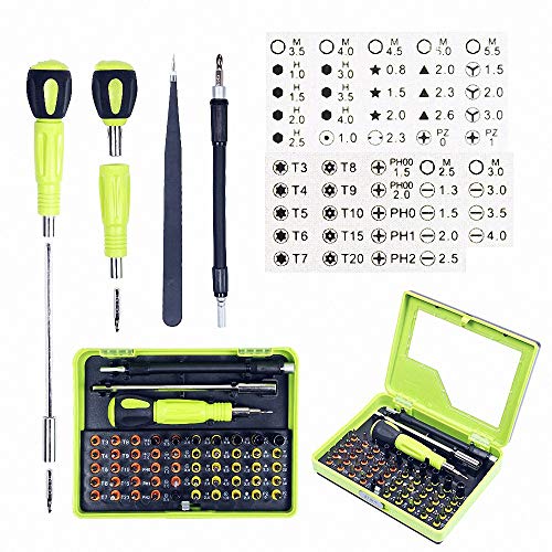 Kit de herramientas manuales 53 en 1 precisión magnética miniatura 6