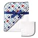 Hudson Baby Print Woven Hooded Towel and Washcloth, Boy, Net