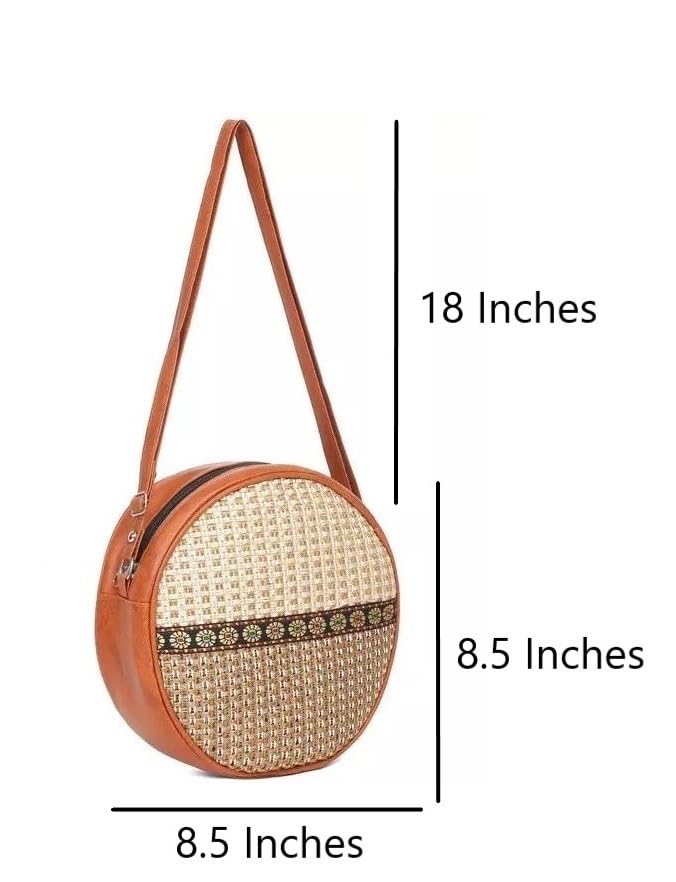Image of ANESHA Sling Bag for Women, Bags for Women, Sling Bag, Purse for Women, Sling Bag for Women Stylish, Sling Bag for Girls, Women Sling Bag, Bag for Girls Pack of 1 (8.5 x 8.5 x 2.5 Inches)