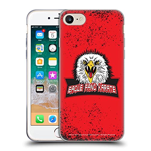 Head Case Designs Officially Licensed Cobra Kai Eagle Fang Logo Key Art Soft Gel Case Compatible With Apple Iphone 7/8 / Se 2020 & 2022 #TOP7