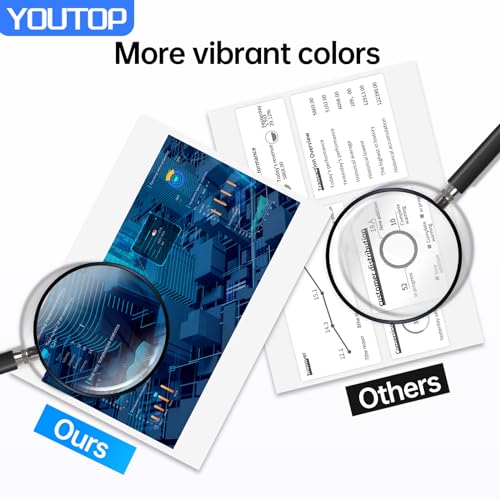 YOUTOP X4E75AA + M0H50AA PrintHead Smart Tank Plus Tri-Color|Cabeça de impressão preta para HP 517 5