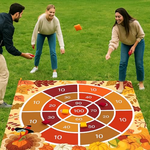 Arrowbash Fall Thanksgiving Bean Bag Toss Game for Kids & Family, 4.9ft - image 6