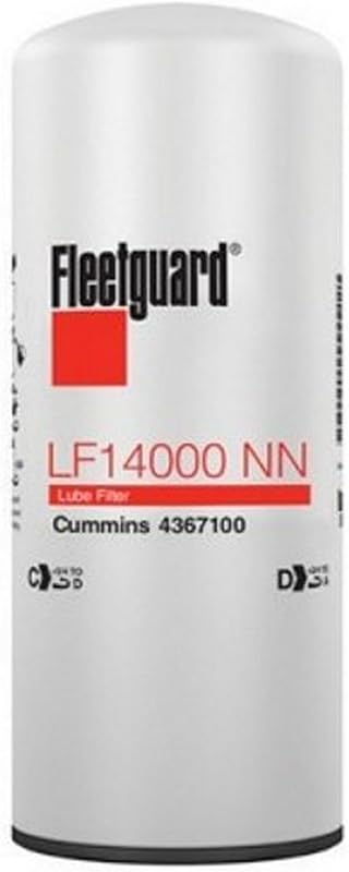 Filtro de óleo Fleetguard LF14000NN para veículos específicos – Pacote com 2 unidades