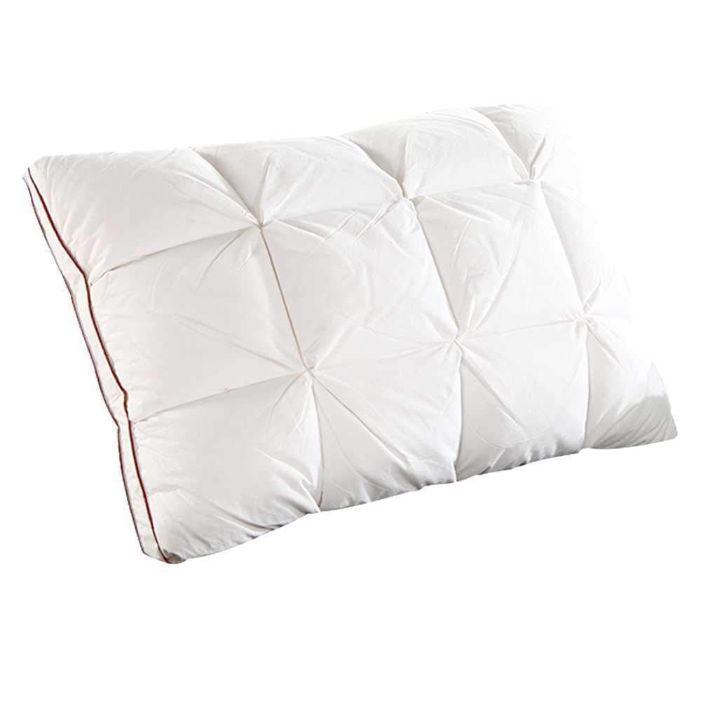 Oreiller en duvet de canard blanc 3D pour des nuits douillettes à la maison