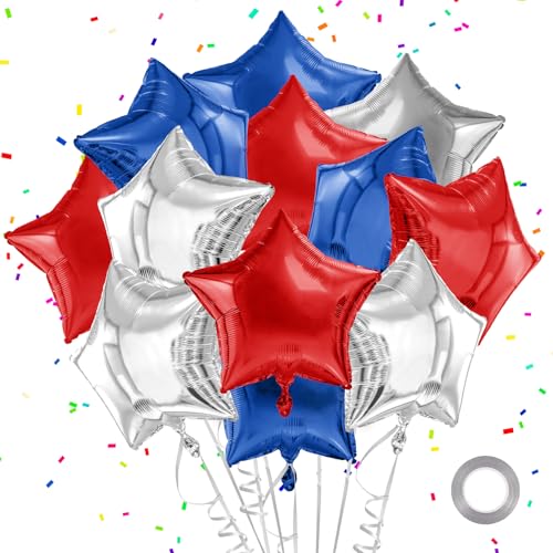 4th of July Balloons Red White And Blue Balloon Arch Kit Star Balloons