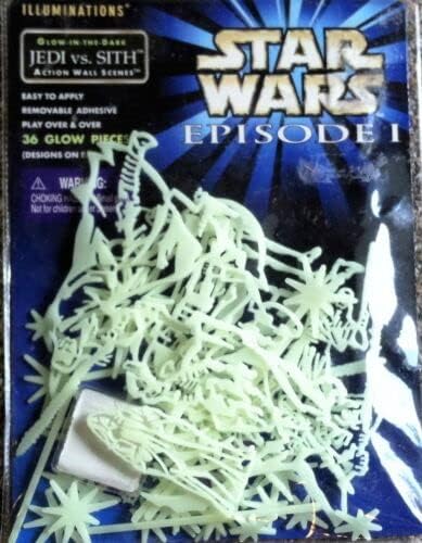 Star Wars Episode I: The Phantom Menace Jedi Vs. Sith Glow-in-the-dark Action Wall Scene