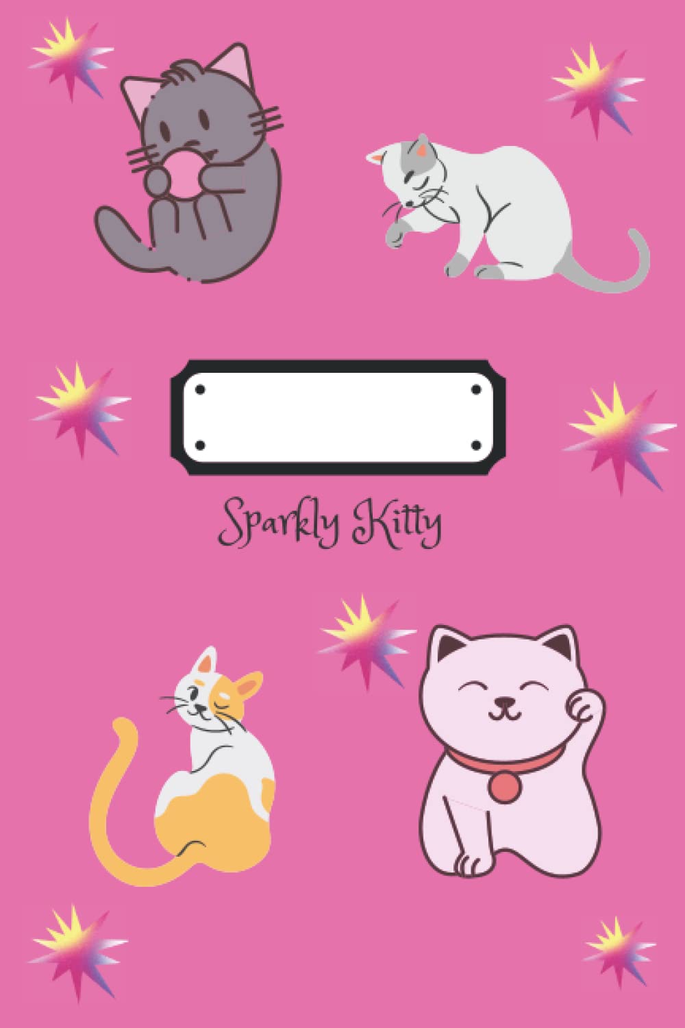 Amazon | Sparkly Kitty: Cat Journal for Girls, Cat Notebook for