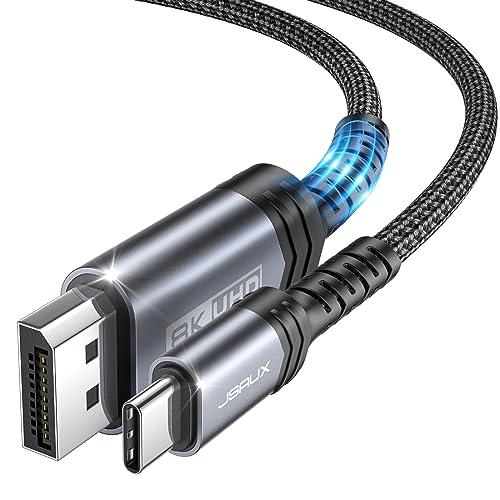 Cavo USB C A DisplayPort 1.4 RUIZHI 1M – 8K@60Hz, 4K@240Hz, HDR, VRR, Compatibile Con MacBook, IPad, Surface, Thunderbolt 3/4